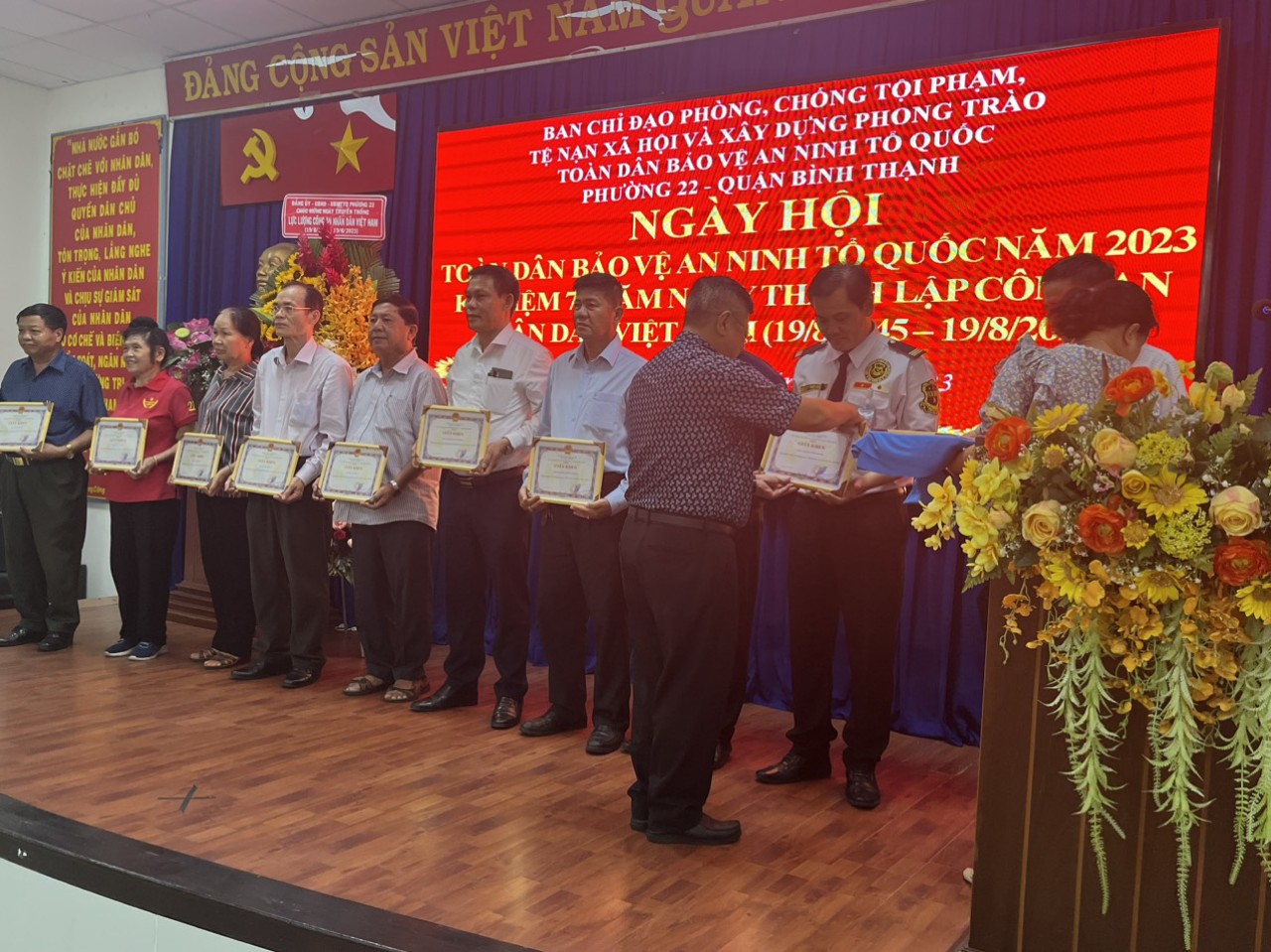 Ngày hội Toàn dân bảo vệ an ninh Tổ quốc tại Phường 22, quận Bình Thạnh