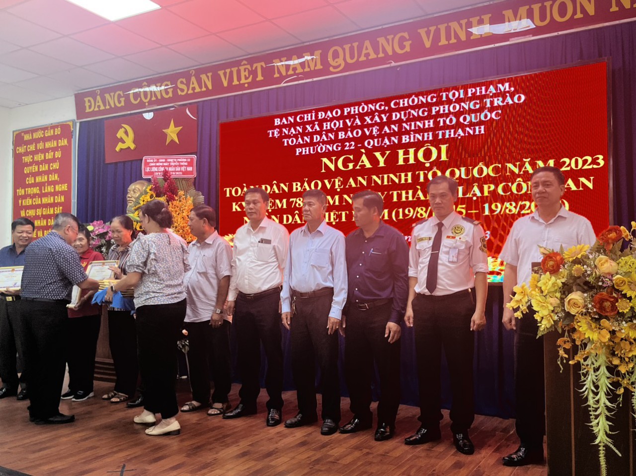 Ngày hội Toàn dân bảo vệ an ninh Tổ quốc tại Phường 22, quận Bình Thạnh