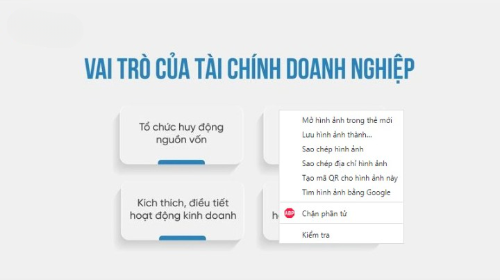 Vai trò của tài chính doanh nghiệp