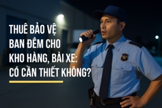 Thuê bảo vệ ban đêm cho kho hàng, bãi xe: Có cần thiết không?