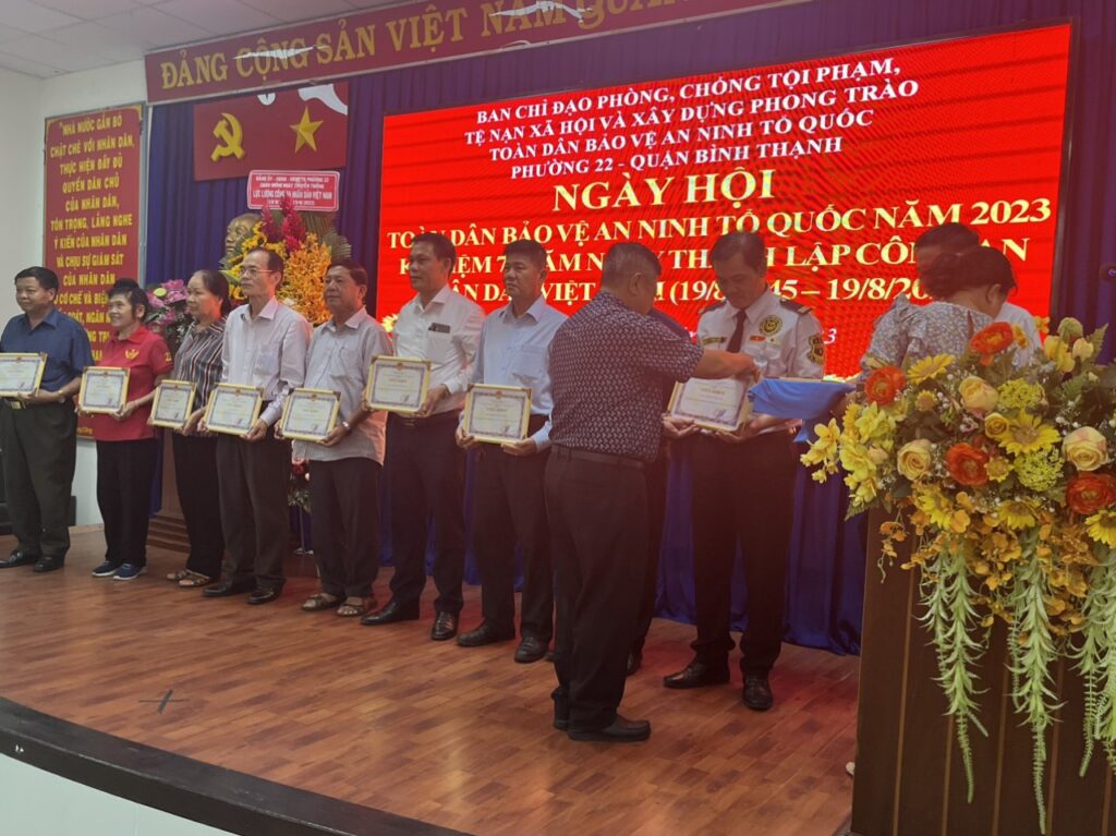Ngày hội Toàn dân bảo vệ an ninh Tổ quốc tại Phường 22, quận Bình Thạnh
