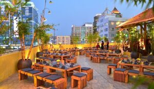 cafe sân thượng