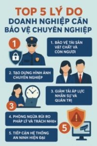 Top 5 lý do doanh nghiệp cần bảo vệ chuyên nghiệp