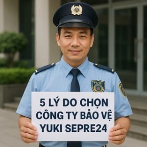 5 lý do khiến khách hàng lựa chọn công ty bảo vệ Yuki Sepre24