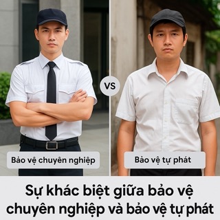Khác biệt giữa bảo vệ chuyên nghiệp và bảo vệ tự phát