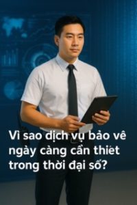 Vì sao dịch vụ bảo vệ ngày càng cần thiết trong thời đại số?