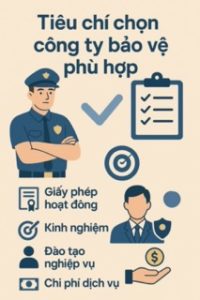 5 tiêu chí chọn công ty bảo vệ phù hợp với doanh nghiệp của bạn